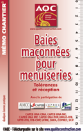 Baies maçonnées pour menuiseries – Tolérances et réception