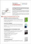 couv bulletin adhesion pro 2012