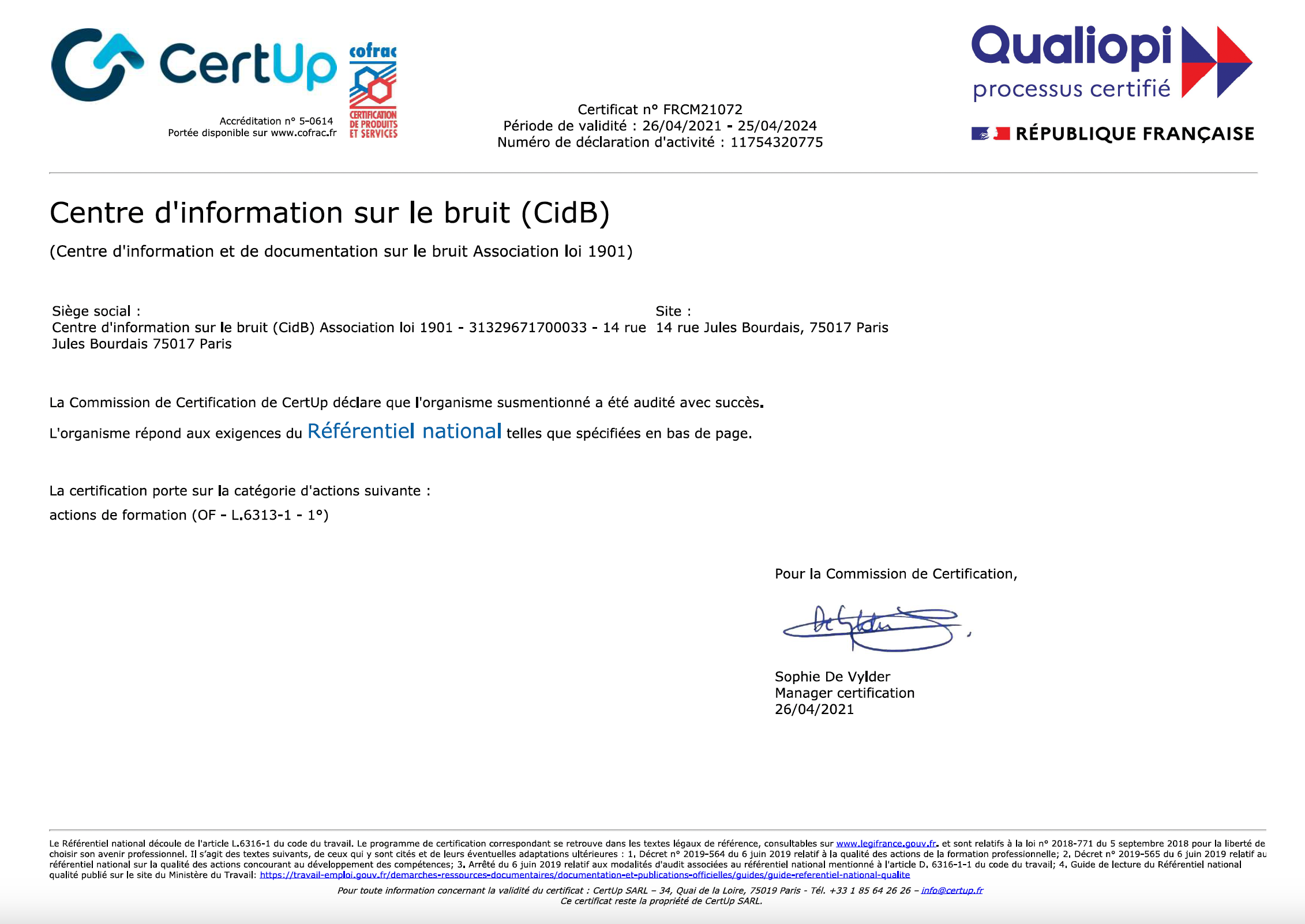 certificat qualiopi image