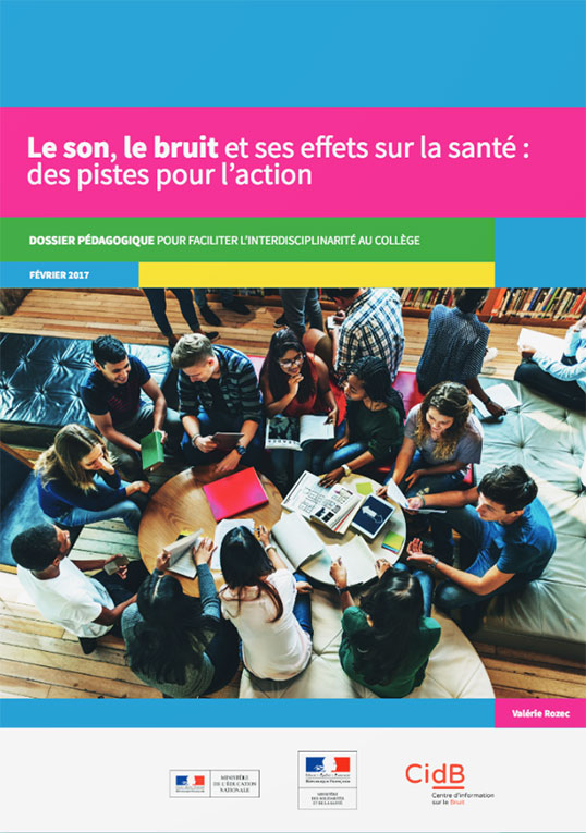 couverture du dossier pédagogique à dominance bleue représentant une salle de classe