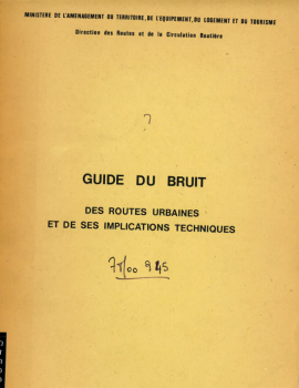 calcul previsionnel de bruit routier. profils journaliers de trafic sur routes au autoroutes interurbaines