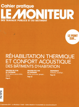 Réhabilitation thermique et confort acoustique des bâtiments d'habitation
