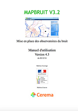 Mise en place des observatoires ferroviaires du bruit - Manuel d'utilisation