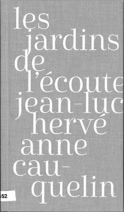 Les jardins de l'écoute