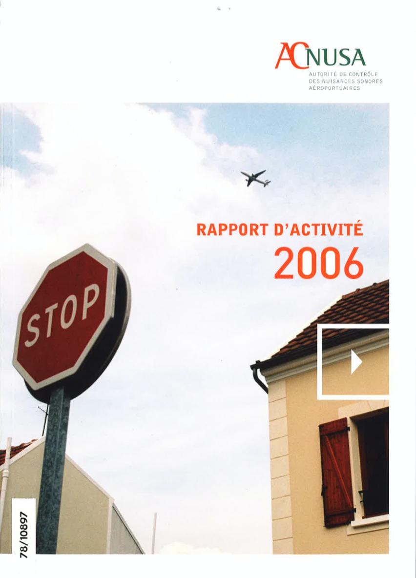 Rapport annuel de l'Acnusa 2006