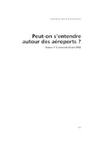 Peut-on s'entendre autour des aéroports ?