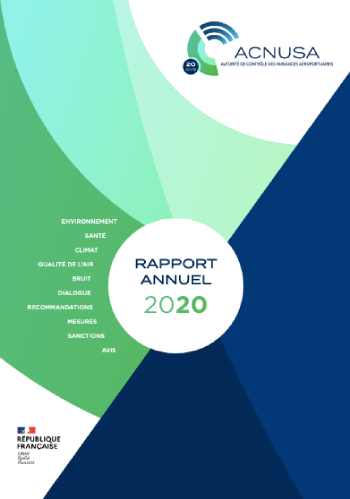 Rapport annuel de l'Acnusa 2020