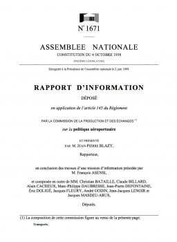 le transport aerien francais 2015