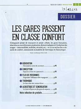 Les gares passent en classe confort