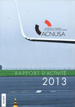 Rapport annuel de l'Acnusa 2013