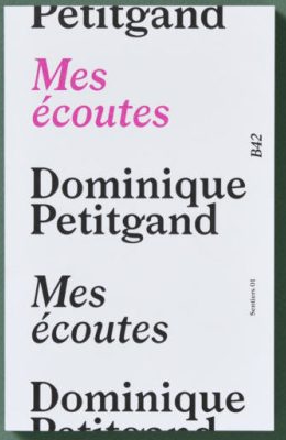 couverture du livre mes ecoutes