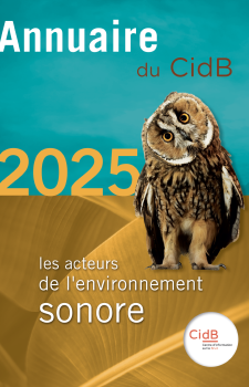 Couverture de l'annuaire des acteurs de l'environnement sonore